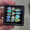 13 Pcs Natural Ethiopian Opal Faceted | Mix | 6-13mm | 9.9Cts - The LabradoriteKing