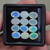 12 Pcs Natural Ethiopian Opal Faceted | Oval | 9x7mm | 13.3Cts - The LabradoriteKing