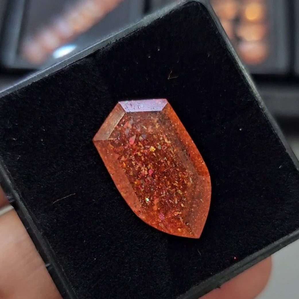 1 Pcs Natural Sunstone Faceted | Fancy Shape | Size: 13-23mm - The LabradoriteKing