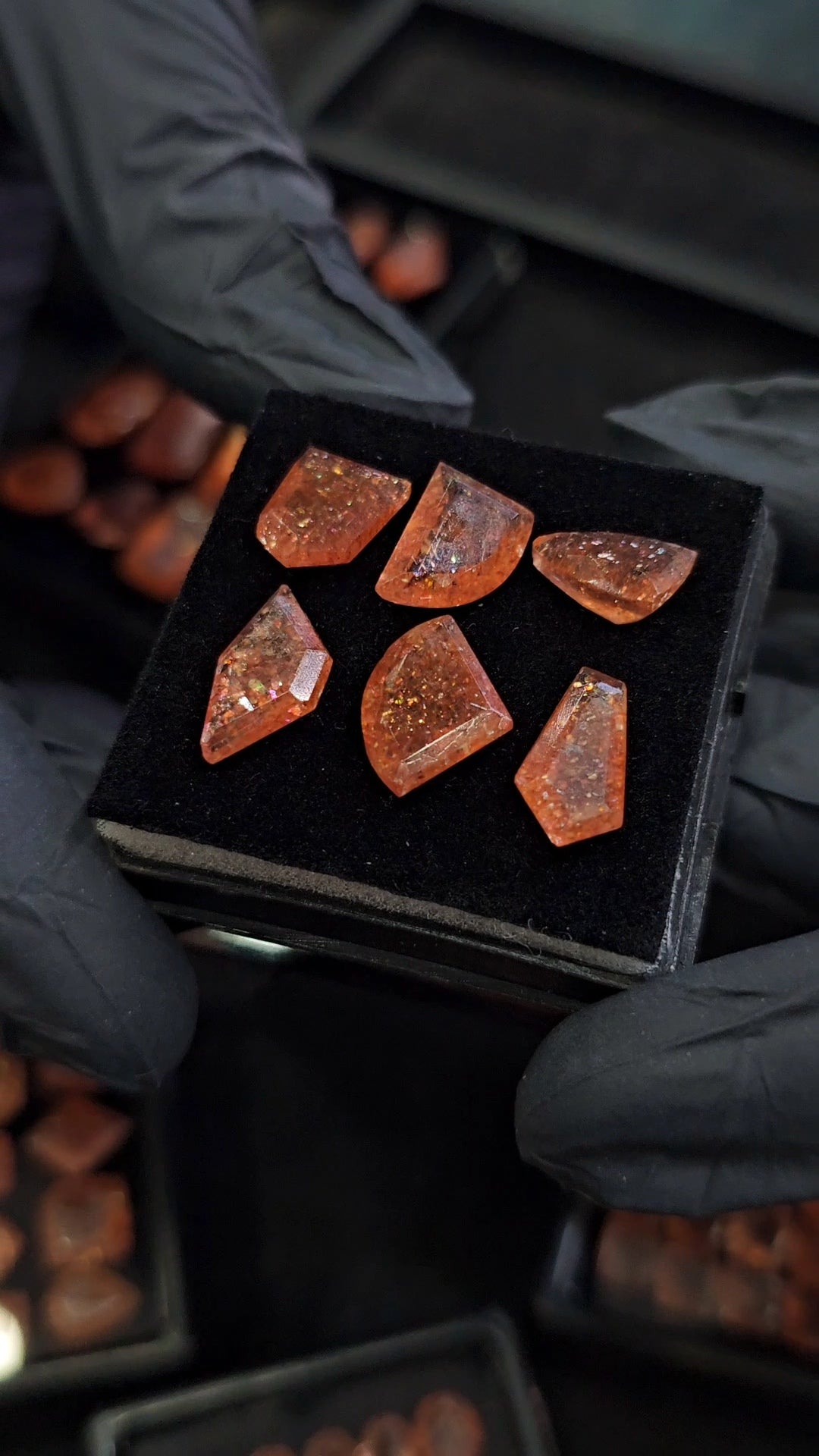 6 Pcs Natural Sunstone Faceted | Mix Shape | Size: 9-13mm - The LabradoriteKing