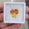 3Pcs Of Natural Citrine Mix Cut | Shape: Mix | Size: 9-10mm