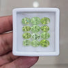 12 Pcs of Natural Peridot Faceted | Mix | Size: 7x9mm