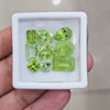 9 Pcs of Natural Peridot Faceted | Mix | Size: 8-12mm
