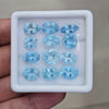 12 Pcs of Natural Aquamarine Faceted | Mix | Size:8-12mm