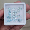 12 Pcs of Natural Aquamarine Faceted | Mix | Size:7-12mm