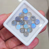 16 Pcs of Natural Labradorite Faceted | Round | Size:8mm
