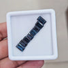 8 Pcs of Natural London Blue Topaz Faceted | Rectangle | Size: 7-9mm
