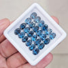 24 Pcs of Natural London Blue Topaz Faceted | Oval | Size: 8x6mm