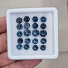 20 Pcs of Natural London Blue Topaz Faceted | Round | Size: 6-7mm