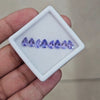 8 Pcs of Natural Tanzanite Faceted | Pear | Size: 7x5mm