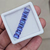 8 Pcs of Natural Tanzanite Faceted | Rectangle | Size: 7x5mm