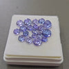 19 Pcs Natural Tanzanite Cabochons |4-7mm | Shape: Round