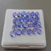 23 Pcs Natural Tanzanite Cabochons |4-7mm | Shape: Oval