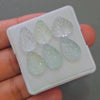 6 Pcs Natural Mix Berly Carved |12-15mm | Shape: Leaf