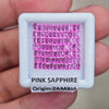 1 Box Of Natural Unheated Pink Sapphire From Zambia | 3x2mm| Rectangle | Ideal Cut