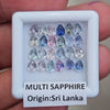 1 Box Of Natural Unheated Multi Sapphire From Sri Lanka | 4X3mm| Pear | Ideal Cut