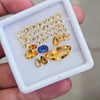 49 Pcs Of Natural Citrine & Kyanite Faceted | Mix | Size:3-15mm