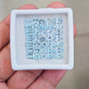 35 Pcs of Natural Aquamarine Faceted | Mix | Size: 4-6mm