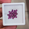 20 Pcs of Natural Rhodolite Garnet Faceted | Pear & Oval | Size: 4-5mm