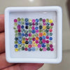 99 Pcs Of Natural Mulit Heated Sapphire Faceted  | 3mm| Round
