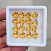 16 Pcs Of Natural Citrine Faceted | Trillion | Size:8mm
