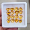 16 Pcs Of Natural Citrine Faceted | Trillion & Oval | Size:7-9mm