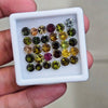 30 Pcs Natural Multi Tourmaline Faceted | Round | Size:5mm