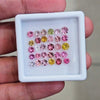 30 Pcs Natural Multi Tourmaline Faceted | Round | Size:3-4mm