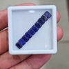 10 Pcs of Natural Blue Sapphire Faceted | Rectangle | Size: 6x4mm
