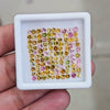 100 Pcs Natural Multi Tourmaline Faceted | Round | Size:2-3mm