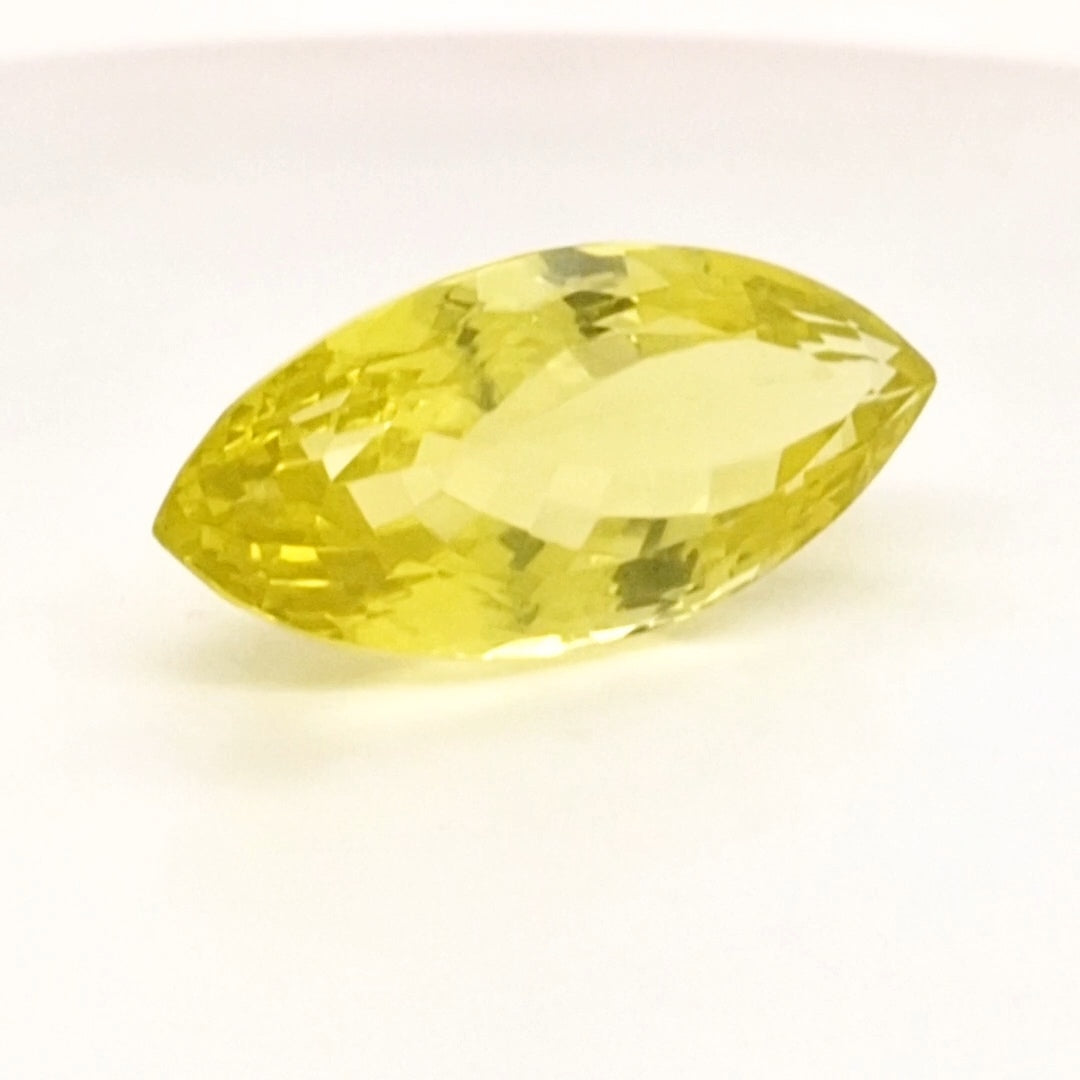Natural Lemon Quartz Faceted | Marquise | 32x15mm