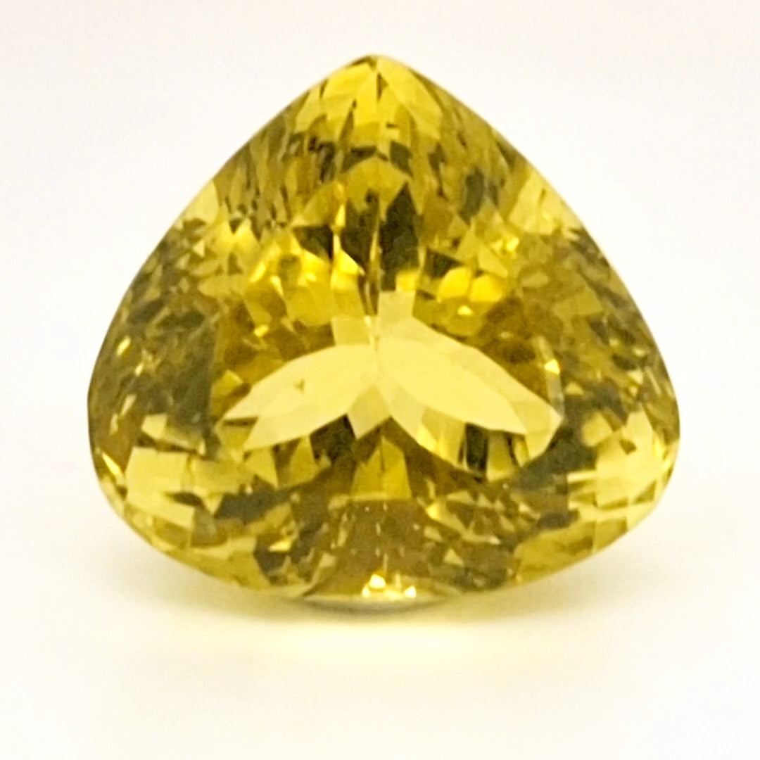 Natural Lemon Quartz Faceted | Pear | 21x20mm
