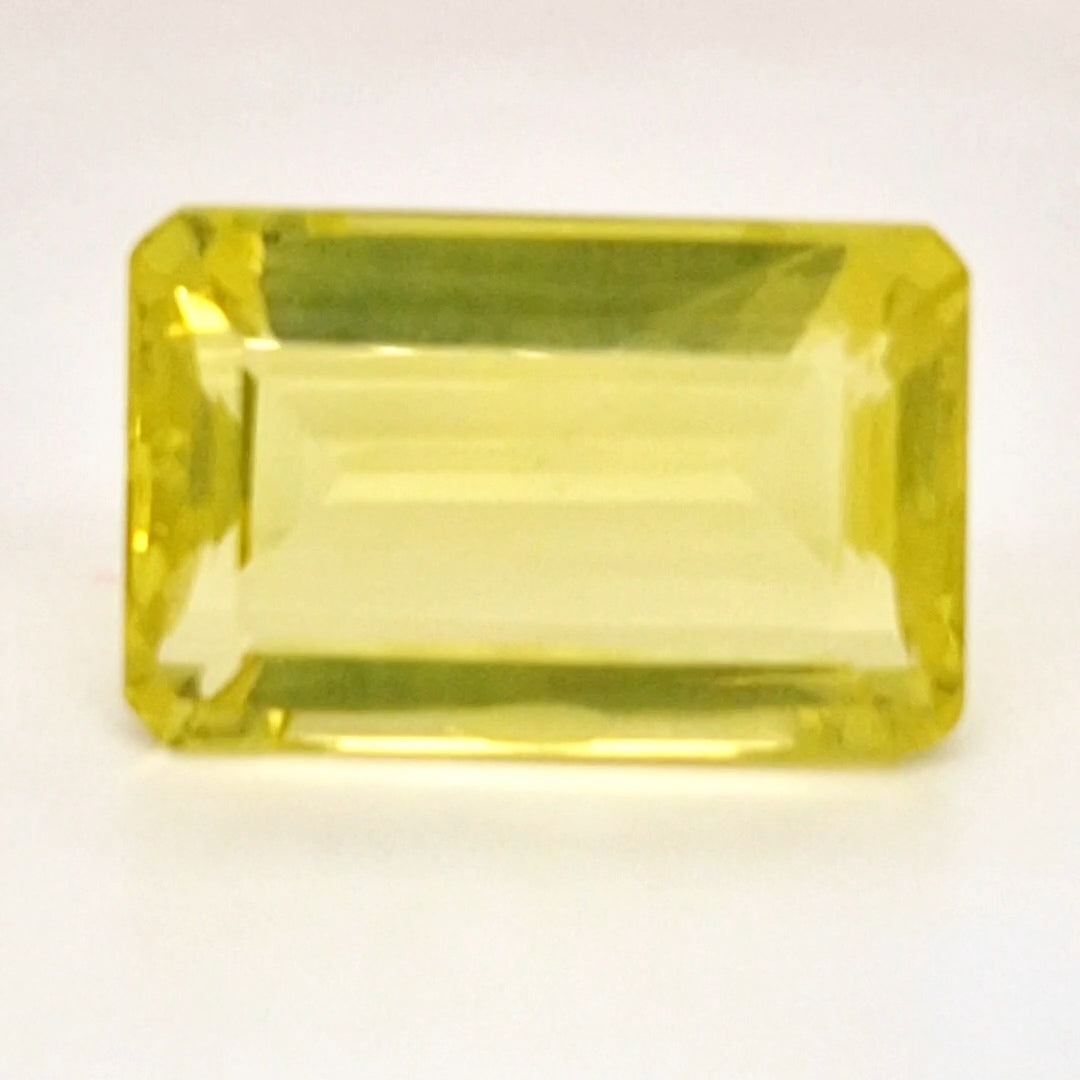 Natural Lemon Quartz Faceted | Rectangle | 24x15mm