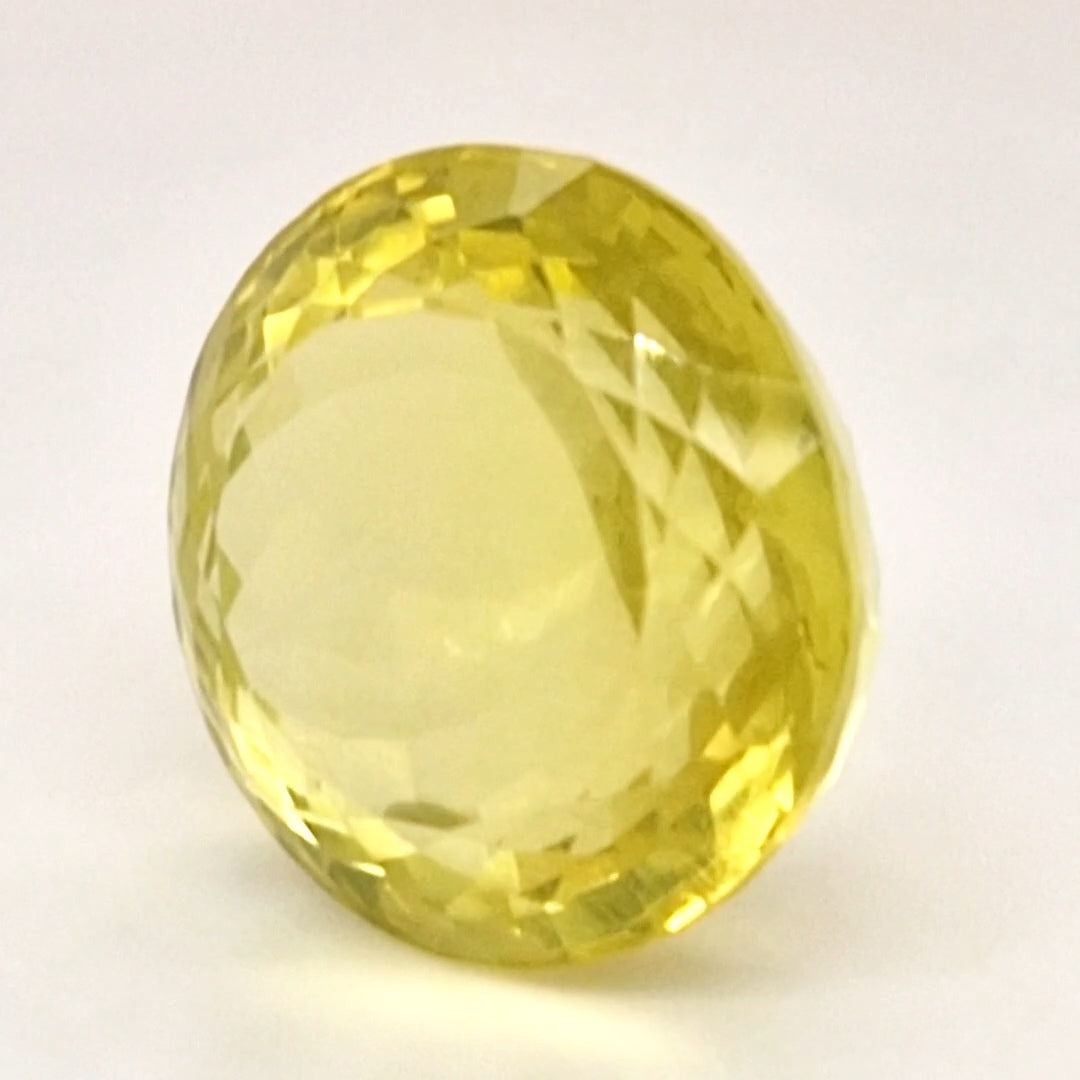 Natural Lemon Quartz Faceted | Round | 20mm
