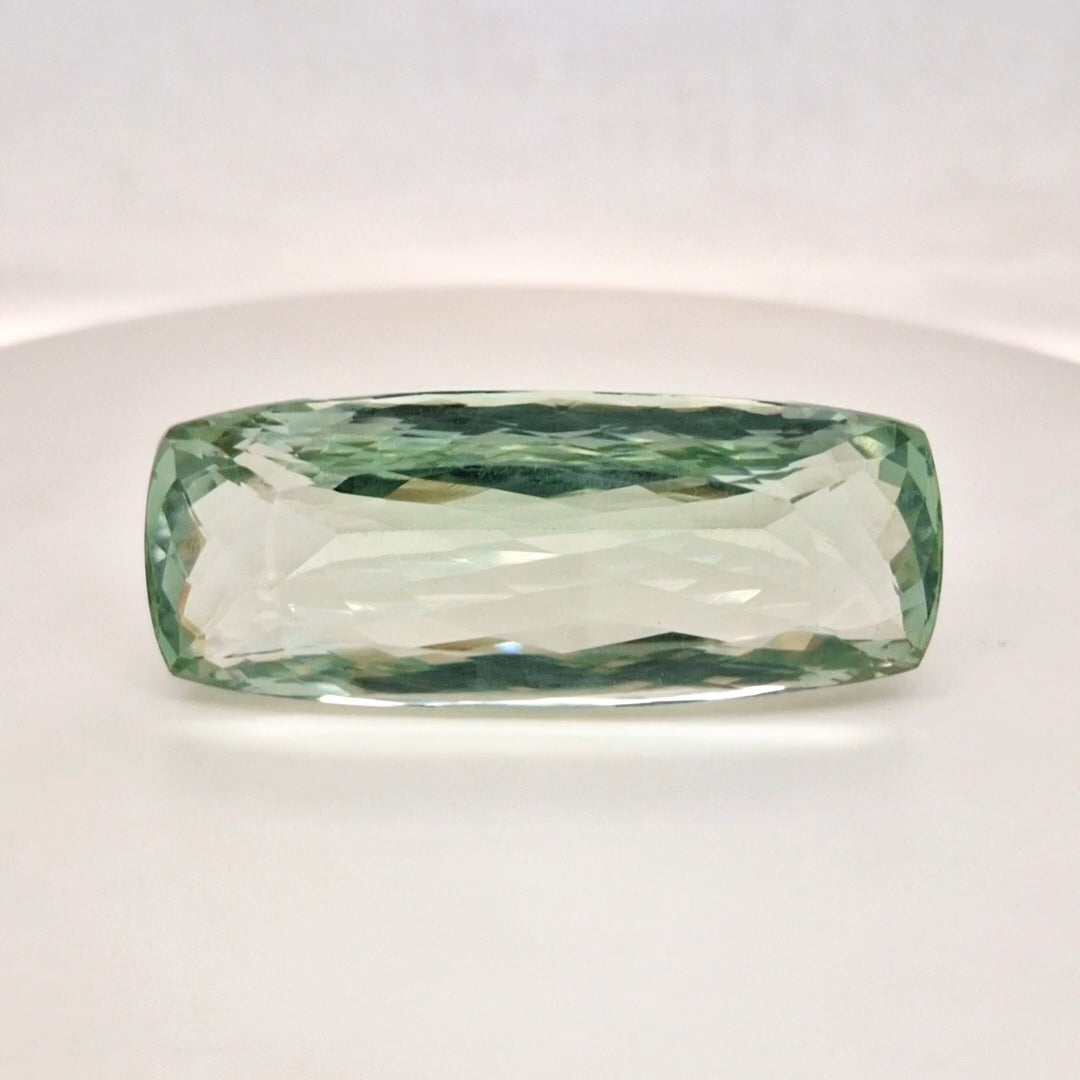 Natural Prasiolite Faceted | Rectangle | 51x20mm