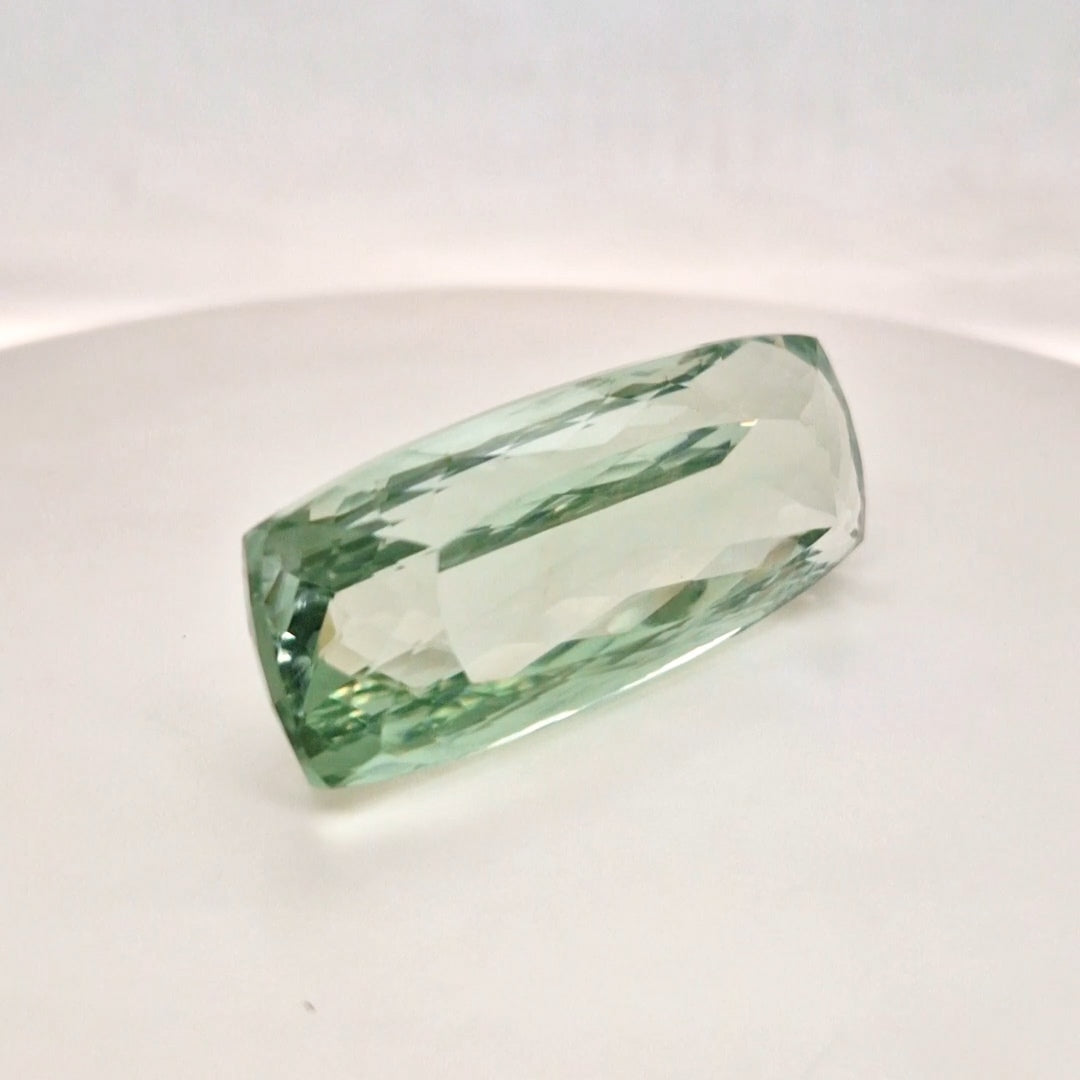 Natural Prasiolite Faceted | Rectangle | 51x20mm