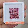 16 Pcs of Natural Malaya Garnet Faceted | Mix | Size: 5-6mm