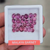 25 Pcs of Natural Malaya Garnet Faceted | Mix | Size: 4-6mm