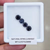 4 Pcs of Natural Unheated Spinel Faceted | Round | Size: 5mm