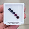 5 Pcs of Natural Unheated Spinel Faceted | Mix | Size: 5-6mm