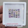 Box Of Natural Sri Lanka Unheated Sapphire  | 4x3mm | Rectangle