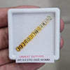Box Of Natural Sri Lanka Unheated Yellow Shades Sapphire  | 4x3mm | Rectangle