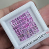 Box Of Natural Sri Lanka Unheated Pink Sapphire  | 2.5x1.5mm | Rectangle