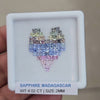 Box Of Natural Madagascar Unheated Sapphire  | 2mm | Square