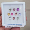 Box Of Natural Madagascar Unheated Sapphire  | 5x4mm | Oval