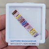Box Of Natural Madagascar Unheated Sapphire  | 6x3mm | Rectangle