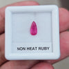 Box Of Natural Burma Ruby Faceted  | 8x4mm | Pear