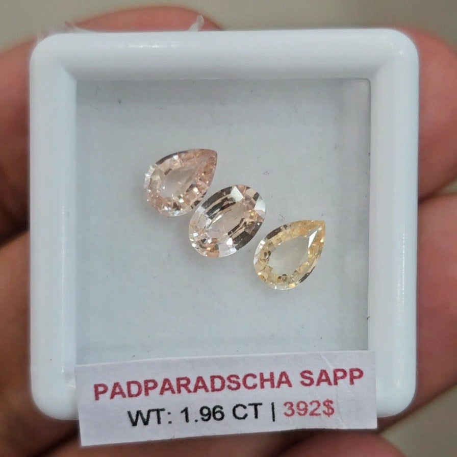 Box Of Natural Sri Lanka Unheated Sapphire  | 6mm | Oval & Pear