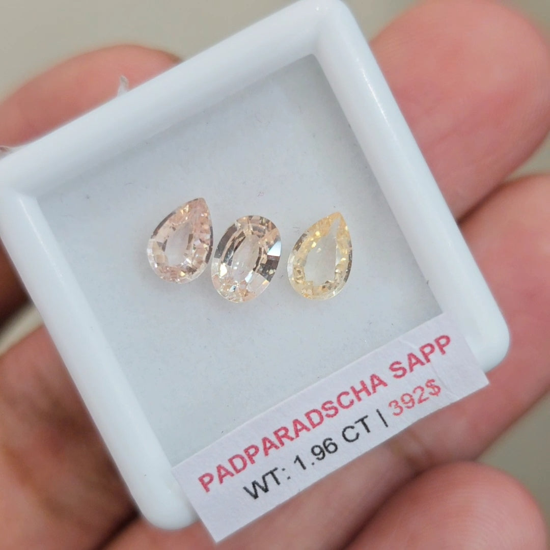 Box Of Natural Sri Lanka Unheated Sapphire  | 6mm | Oval & Pear