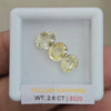 Box Of Natural Sri Lanka Unheated Sapphire  | 6x5mm | Oval